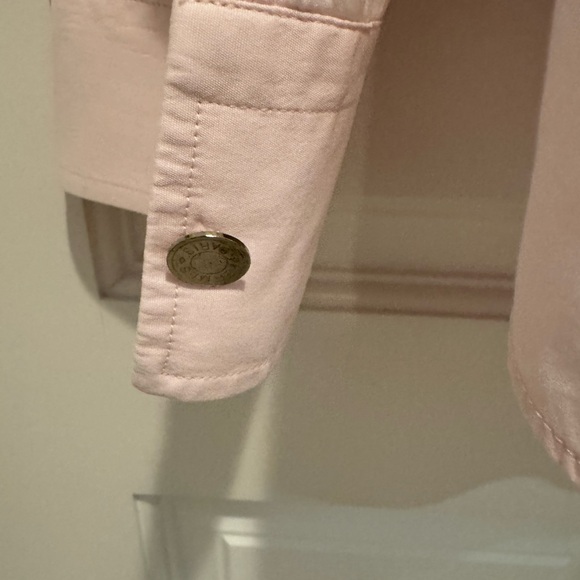 HERMES COTTON DRESS SHIRT, PINK, Size 42 / 16.5 - Picture 4 of 7